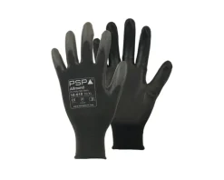 10-610 PU Zwart Werkhandschoen Maat 9/L (12 paar)