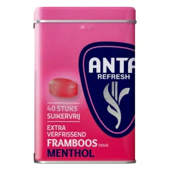 Anta Refresh Framboos Blikje (12x 72g)