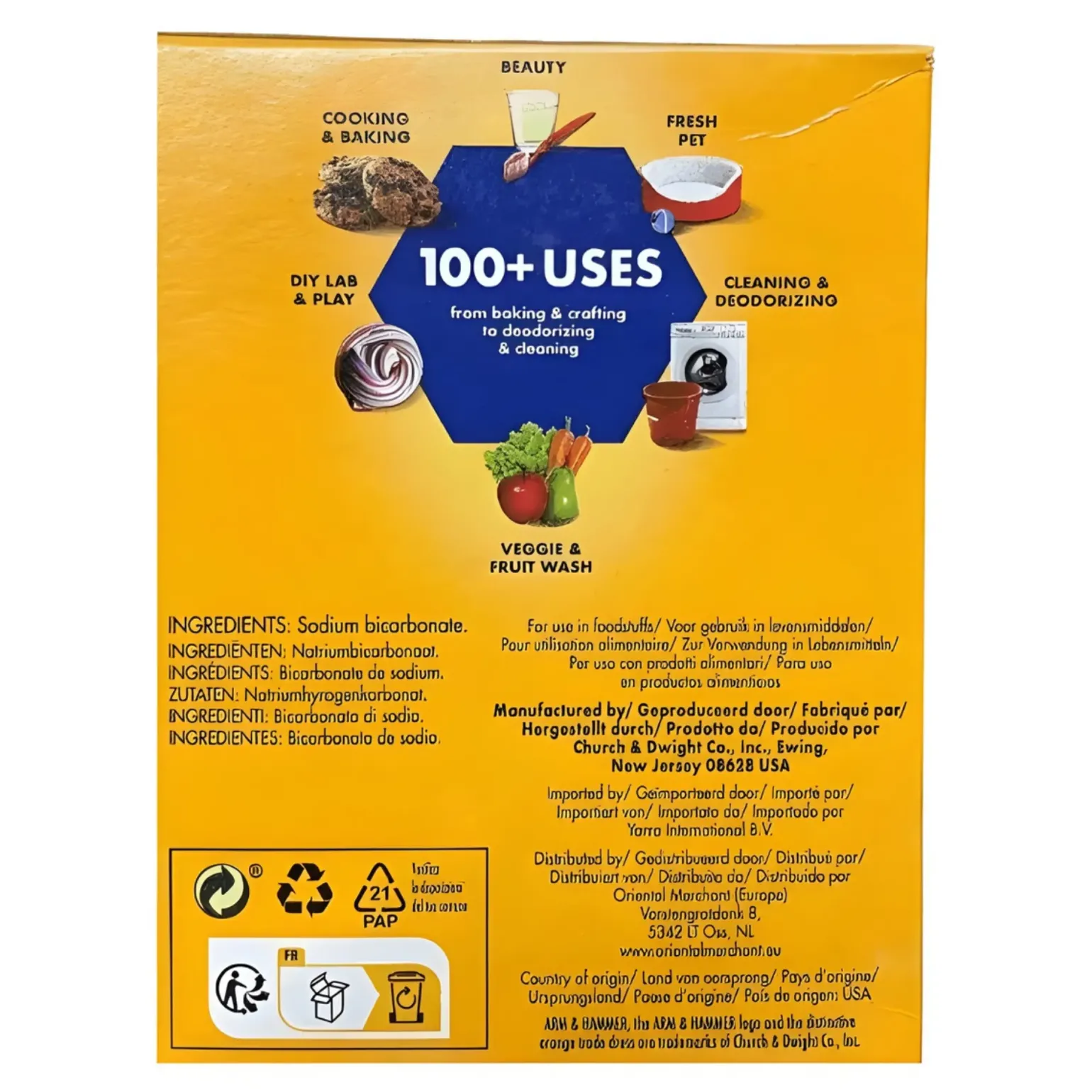 Arm & Hammer Baking Soda (12x 454gr)