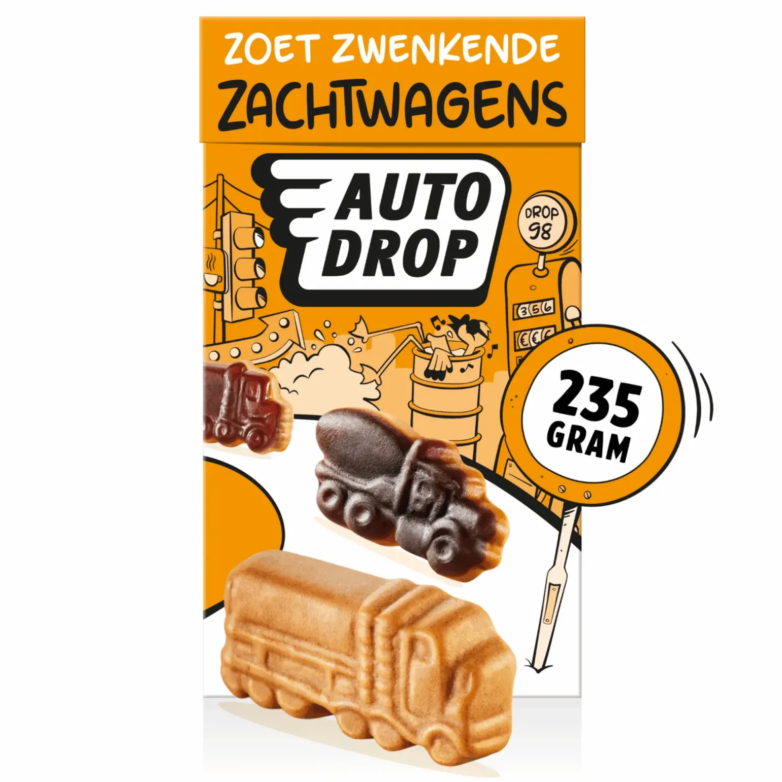 Autodrop Mixdoos Zacht Wagens (6x235gr)