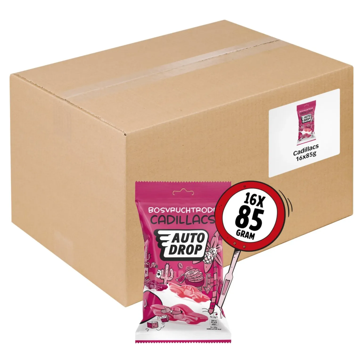 Autodrop Snackpack Cadillacs (16x 85gr)