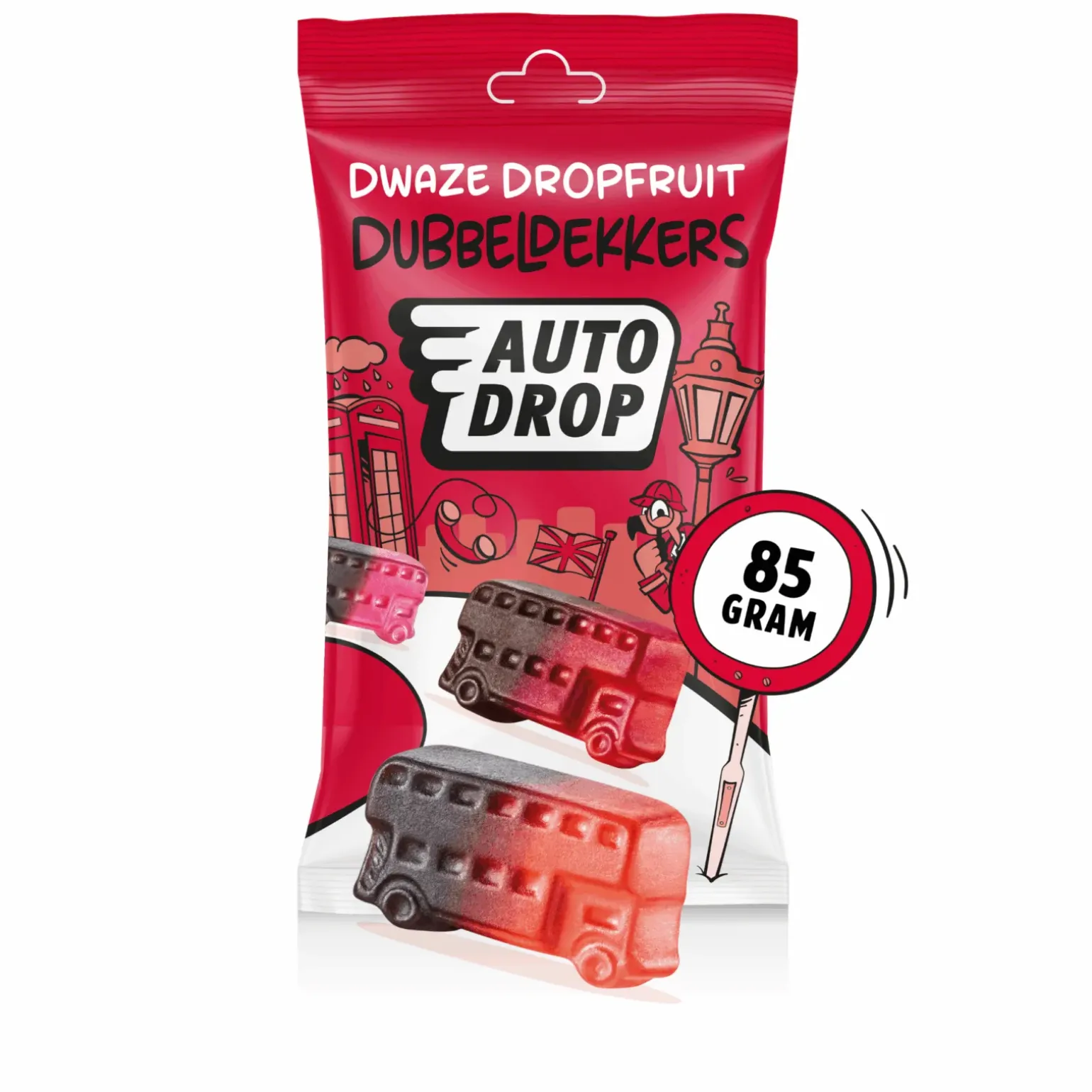 Autodrop snackpack dubbeldekkers (16x 85gr)