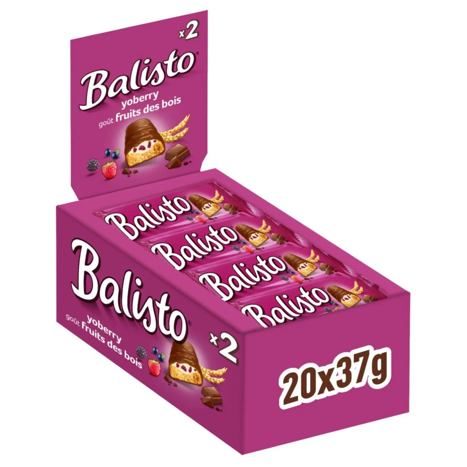 Balisto Yoghurt Fruits Paars (20x37gr)