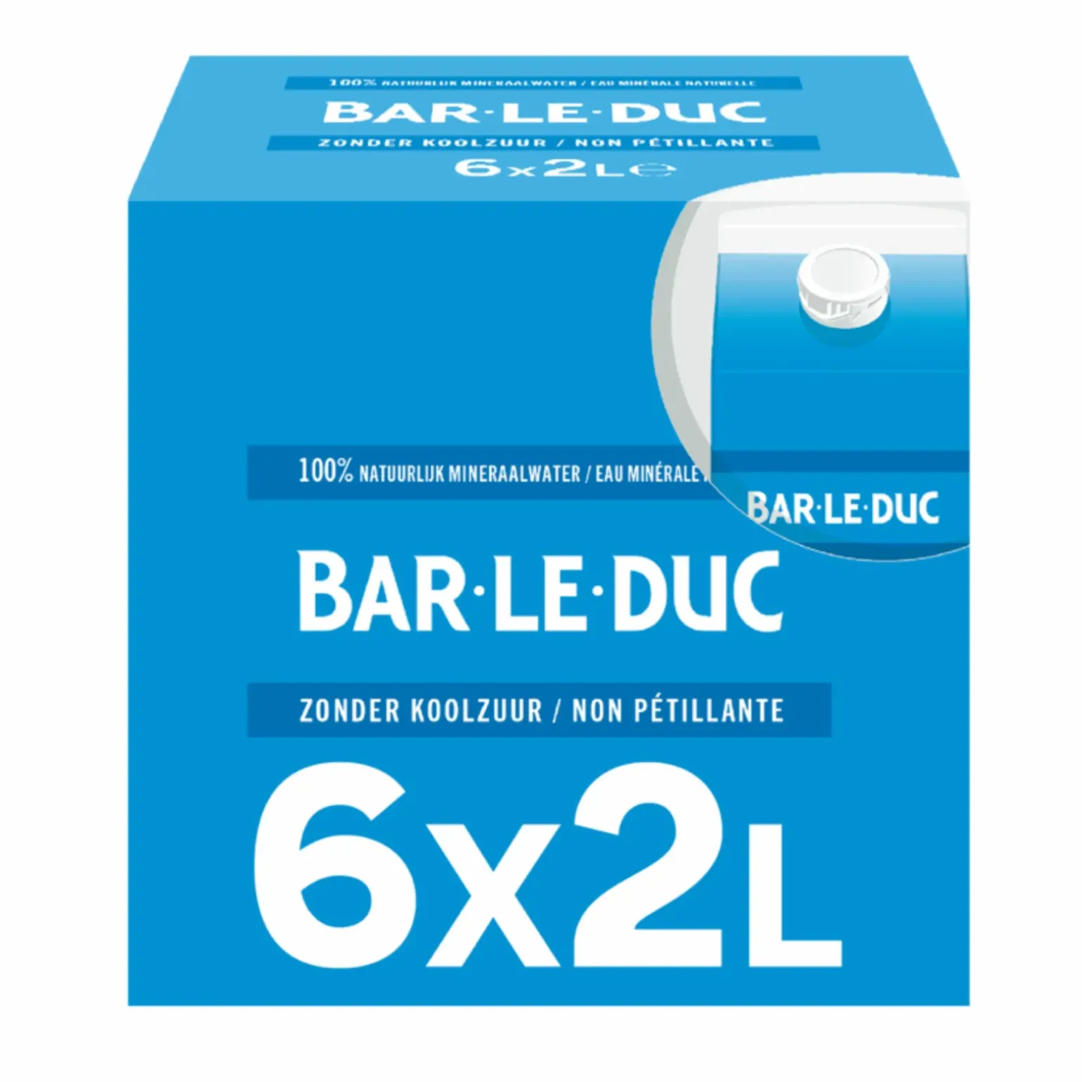 Bar Le Duc Natuurlijk Mineraalwater Koolzuurvrij (6 x 2 liter)