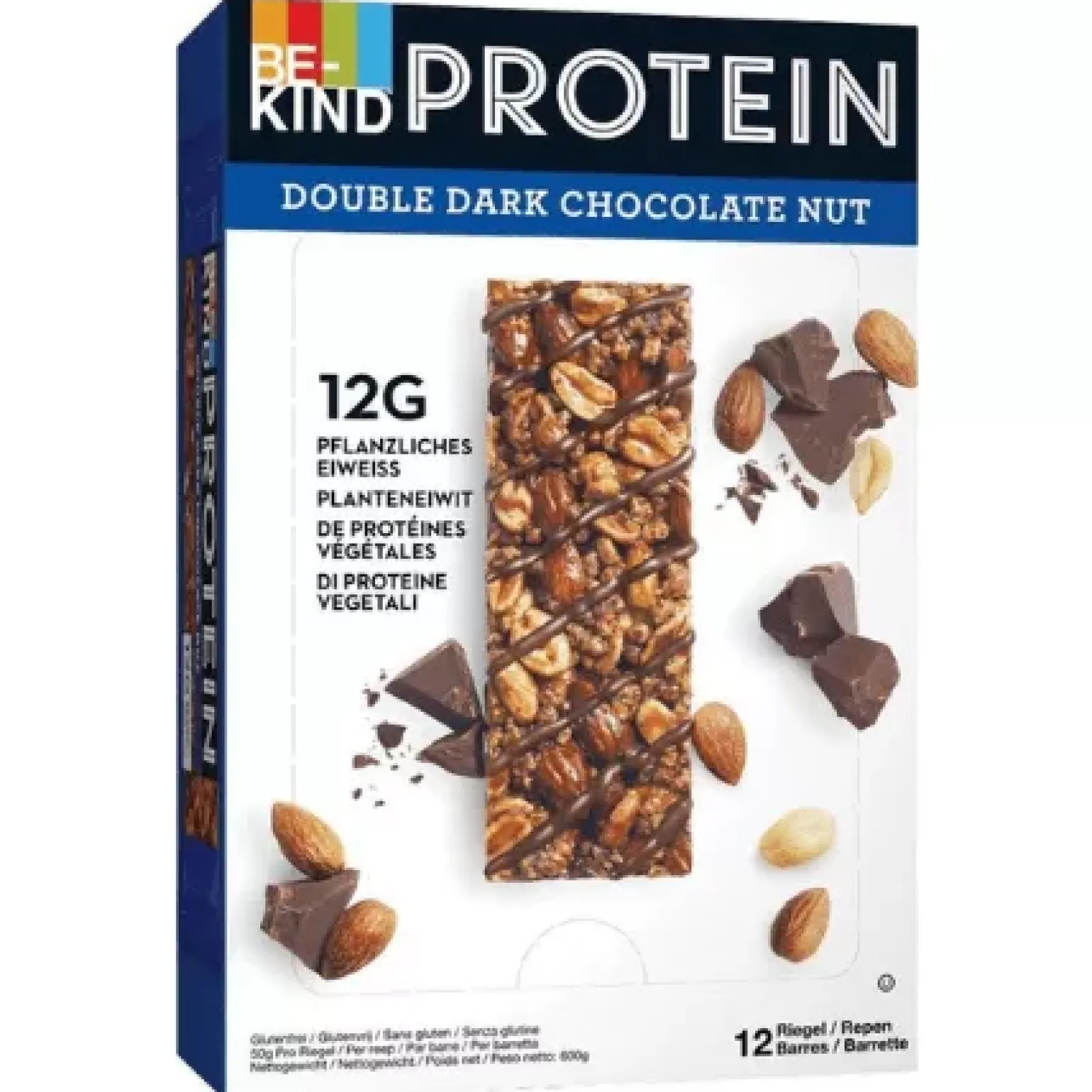 Be-kind Protein Double Dark Chocolate Nut (12x 50gr)