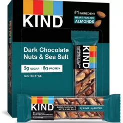 Be-kind Single Dark Chocolate Nuts & Seasalt (12x40gr)
