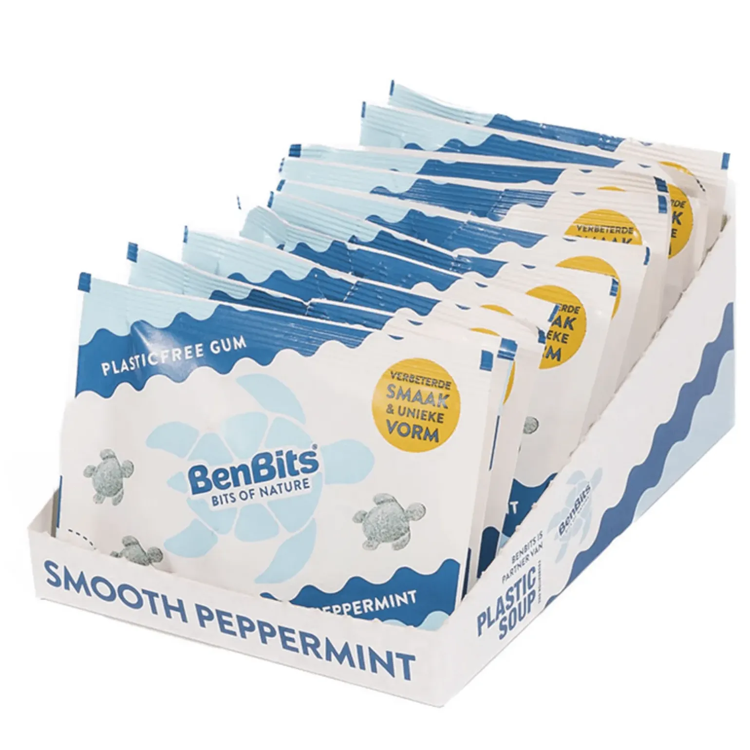 BenBits Kauwgom Peppermint Doosje (20x 18g)