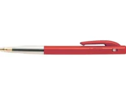 Bic balpen M10 Clic 0,4 mm, medium, rood