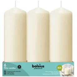 Bolsius Professional Stompkaars 20/7 ivoor (6 stuks)