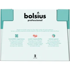 Bolsius Professional Torpedokaarsen Ivoor 240/22 mm 9h (136 stuks)