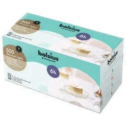 Bolsius Professional Waxinelichten 6 uur (500 stuks)