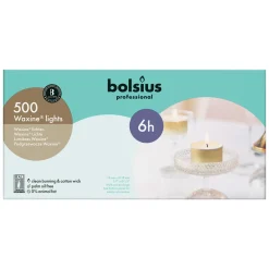 Bolsius Professional Waxinelichten 6 uur (500 stuks)