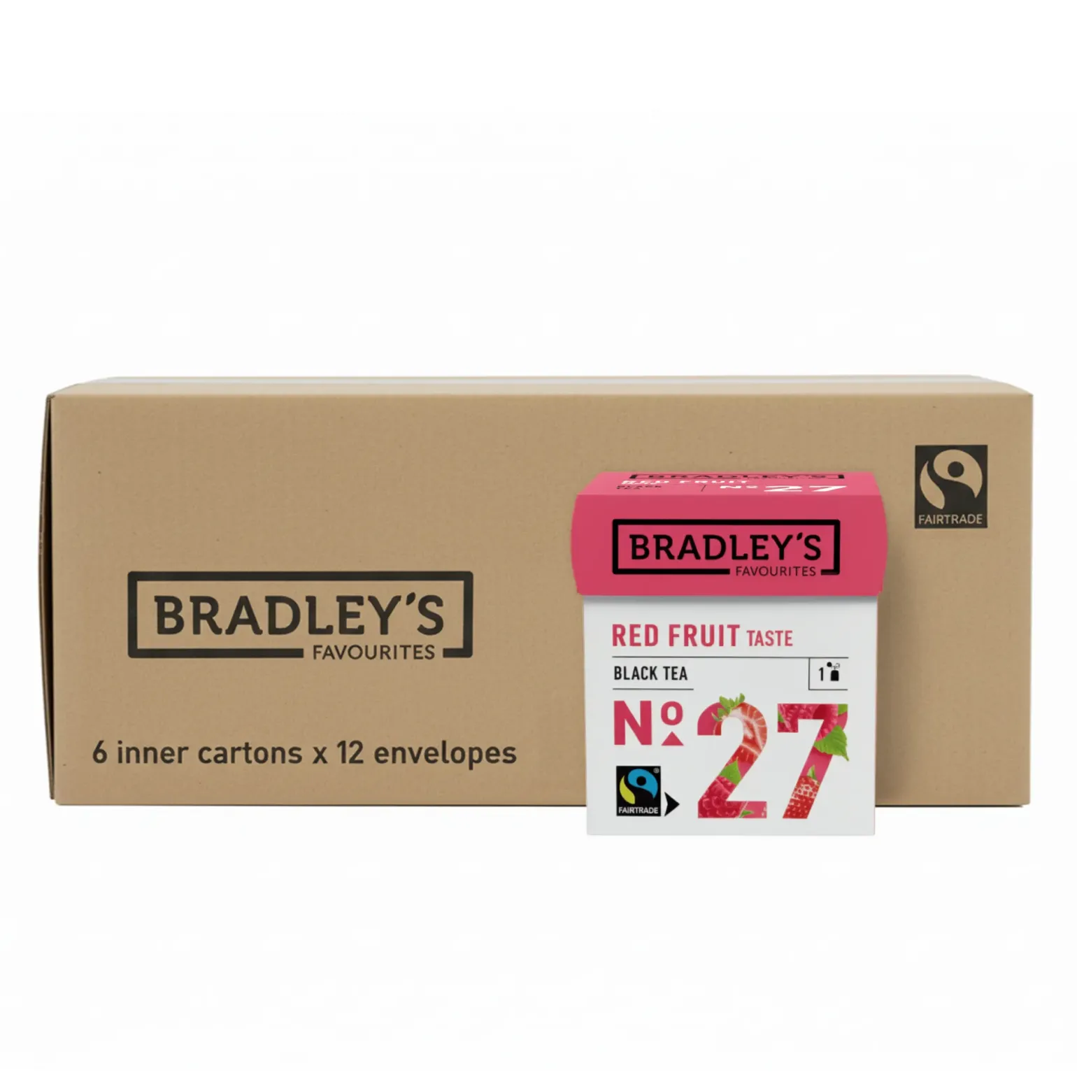 Bradley’s Favourites Black Tea Red Fruit No. 27 (72x 2g)