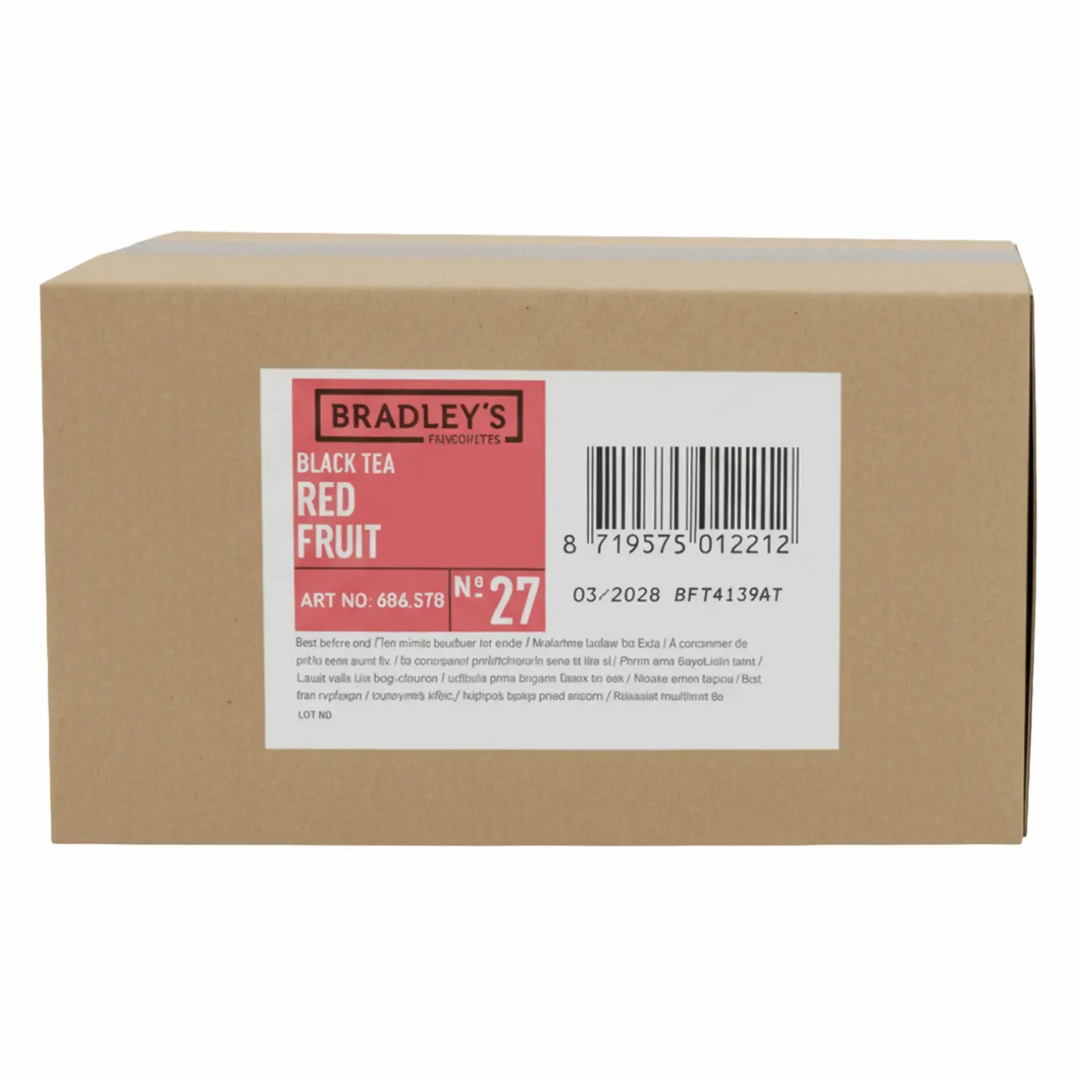 Bradley’s Favourites Black Tea Red Fruit No. 27 (72x 2g)