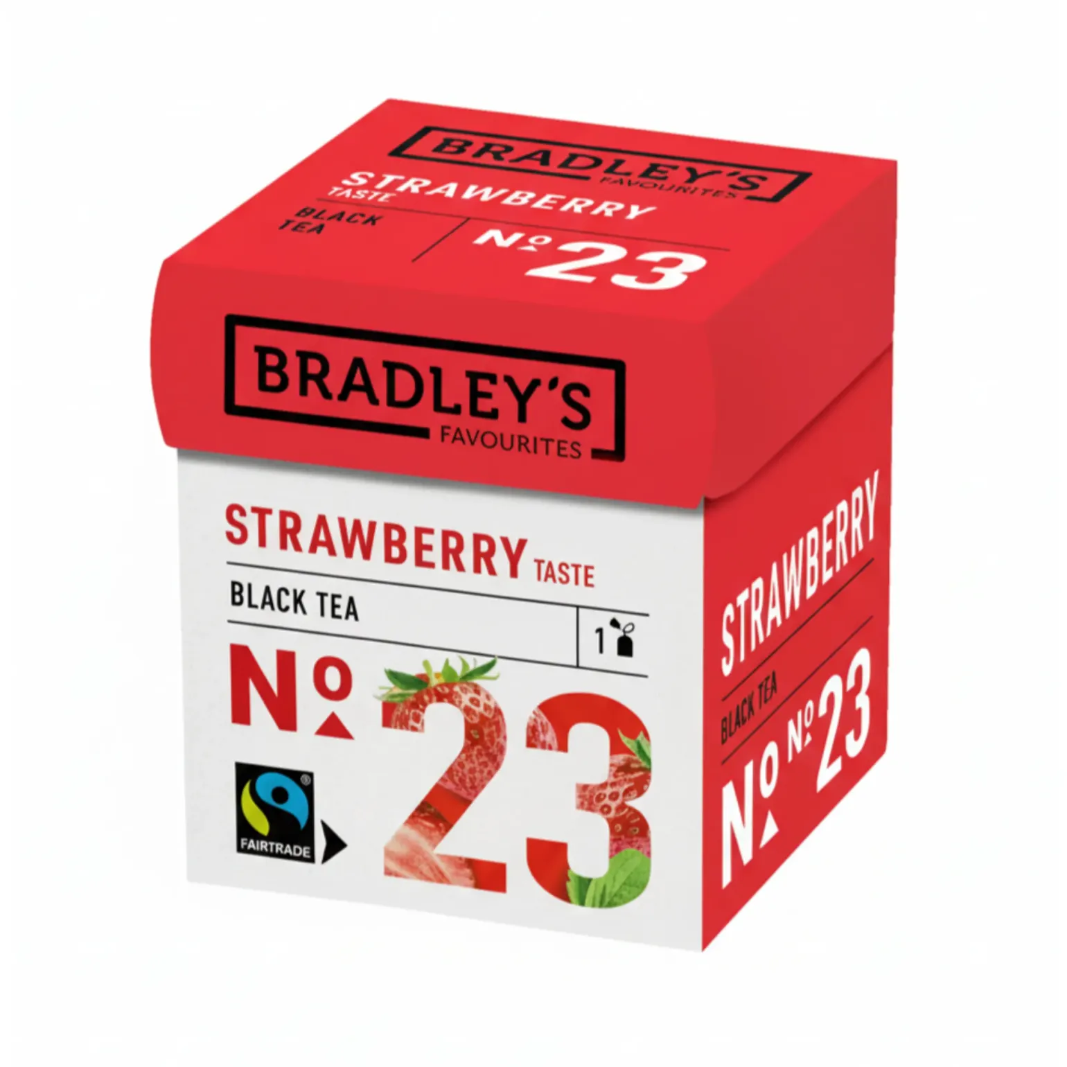 Bradley’s Favourites Black Tea Strawberry No. 23 (72x 2g)