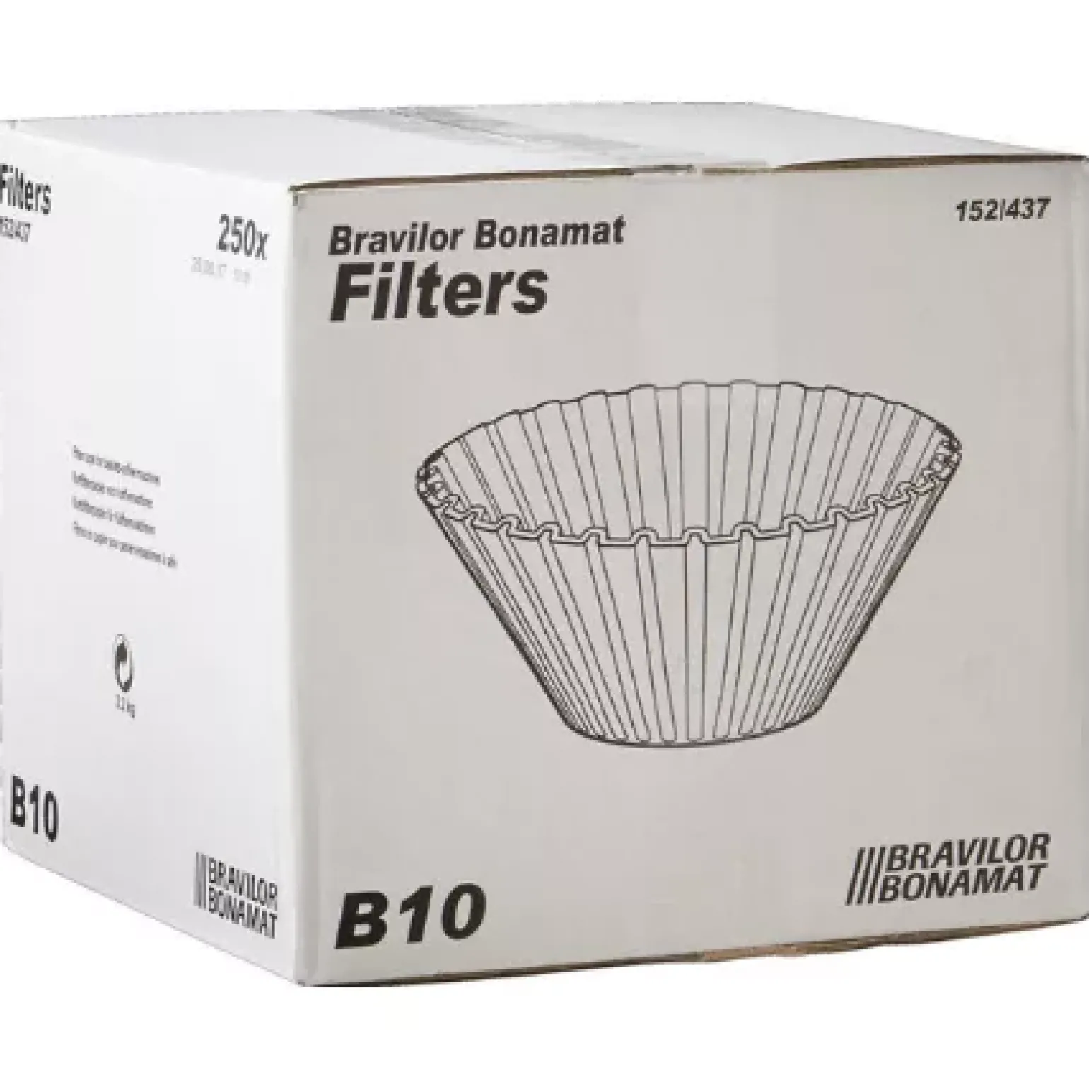 Bravilor Korffilter B10 152/437 (250 stuks)