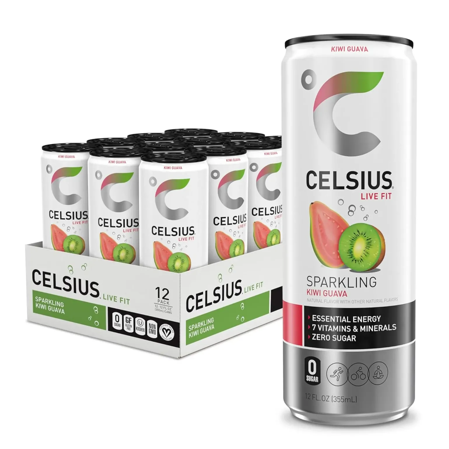 Celsius Kiwi Guava blik (12x 250ml)