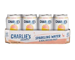 Charlie’s Organic Sparkling Water Grapefruit Bio (12x 33cl)
