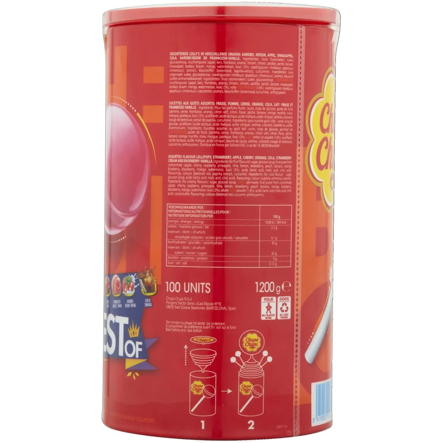 Chupa Chups The Best Of (100 stuks)