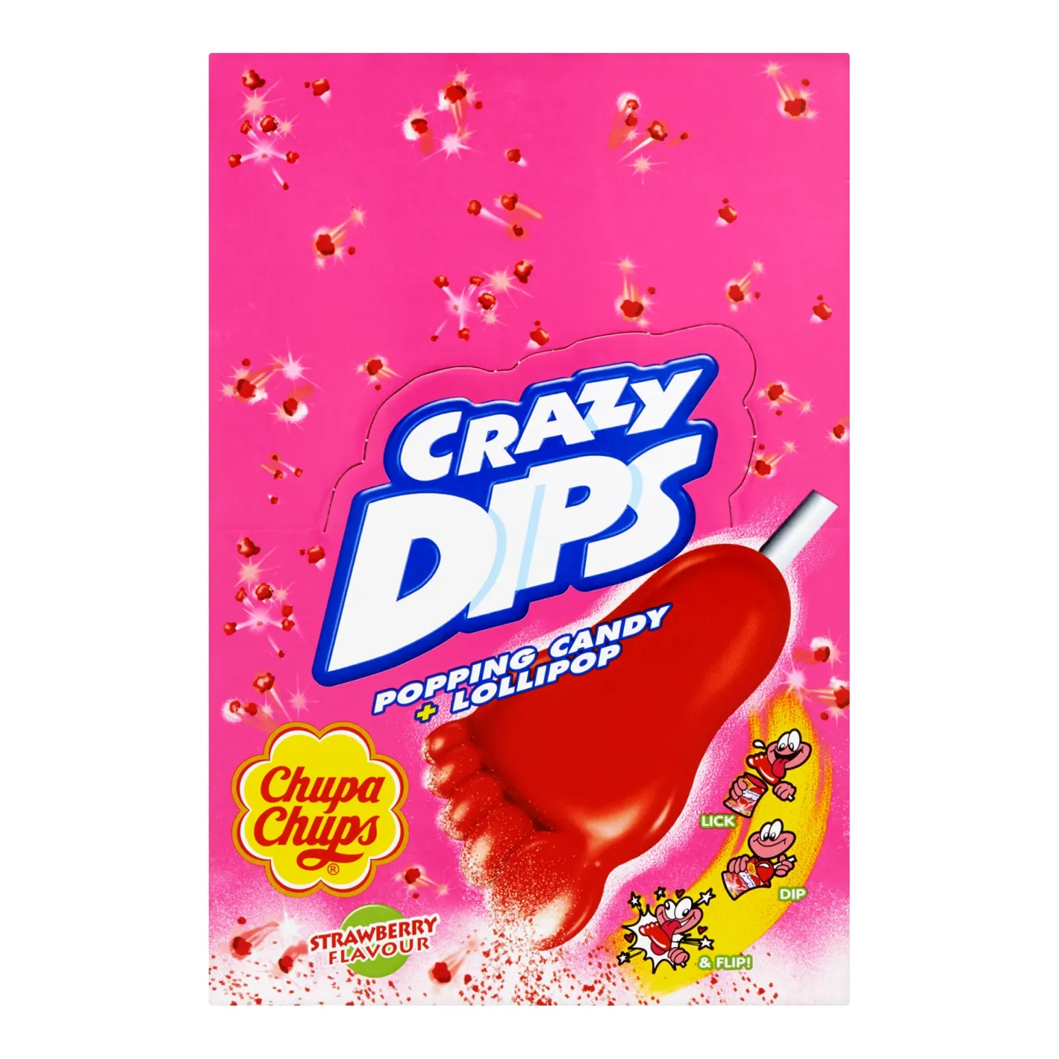 Chupa Crazy Dips Strawberry (24x 14gr)