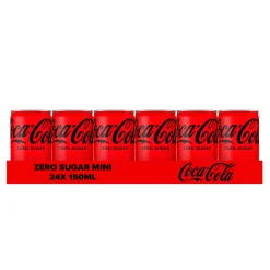 Coca-Cola Zero Blik Mini (24x 15cl)