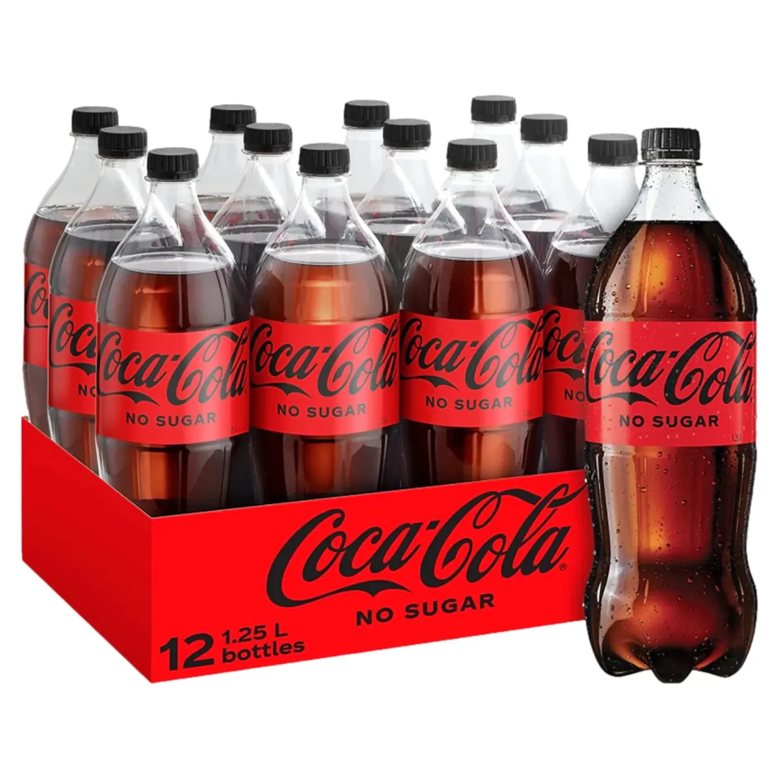 Coca-Cola Zero petfles (12x 1,25 liter)