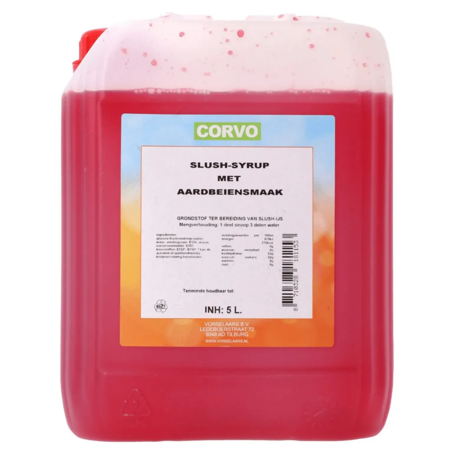 Corvo Slush Siroop Aardbei (5 liter)
