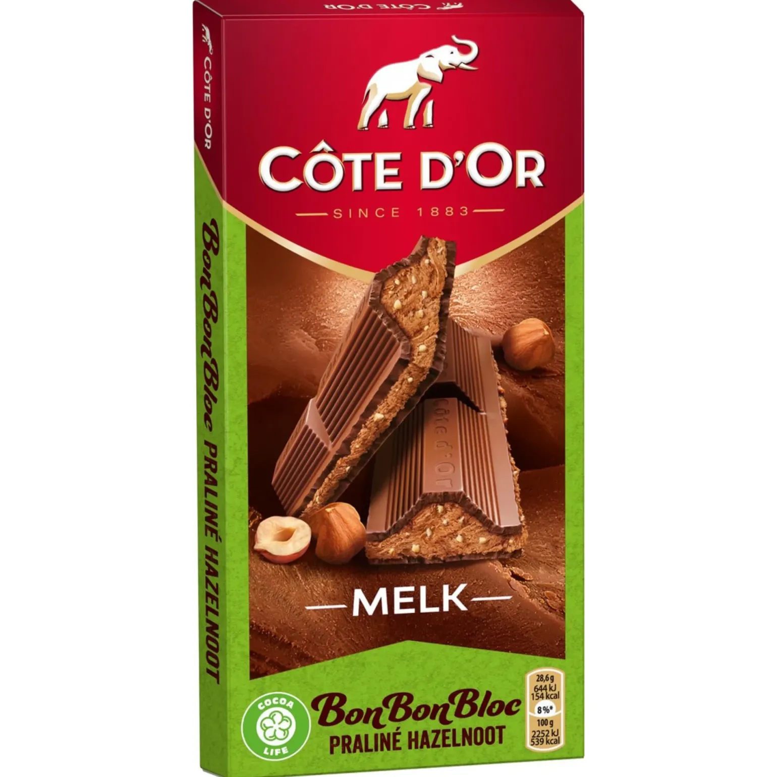 Cote d’Or BonBonBloc Noisette (15x 200gr)