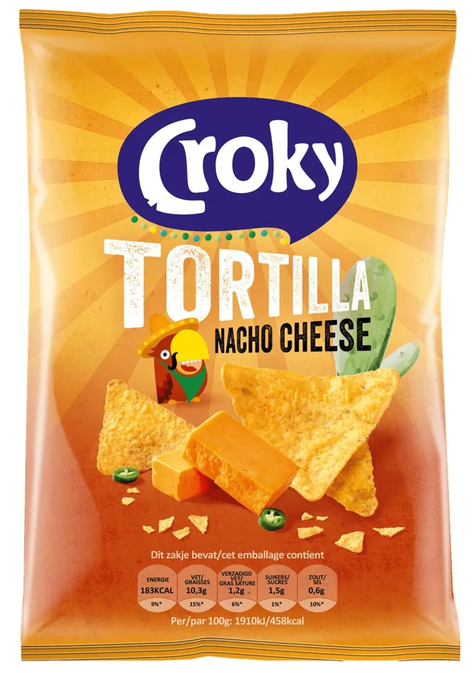 Croky Tortilla Nacho Cheese (20x 40gr)