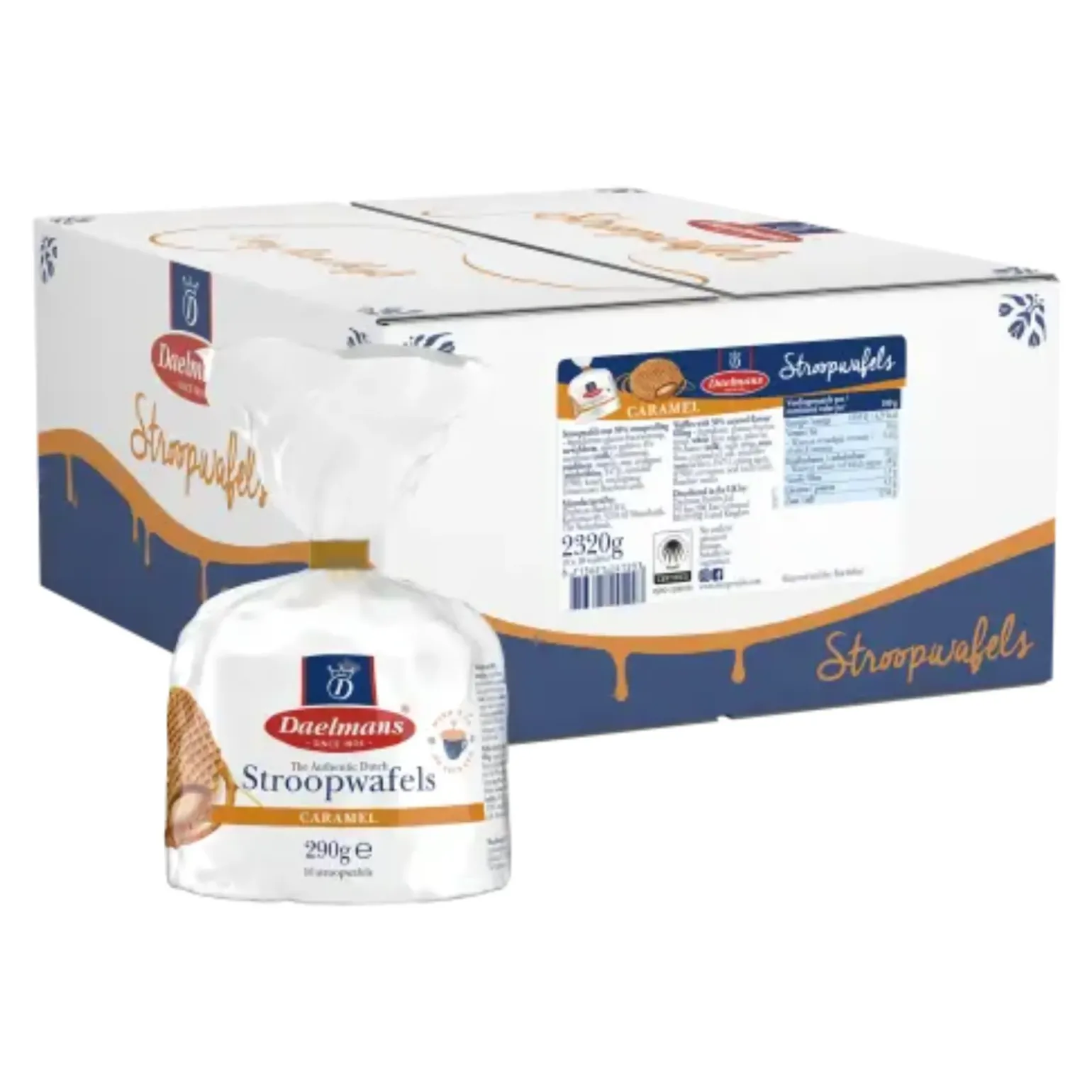 Daelmans Stroopwafels Caramel Toefzak (8x 290gr)