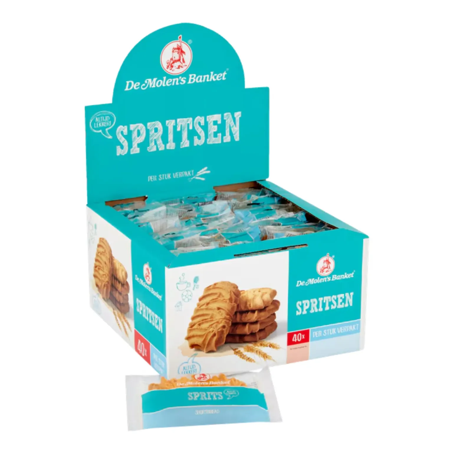 De Molen Spritsstukken verpakt (40 stuks)