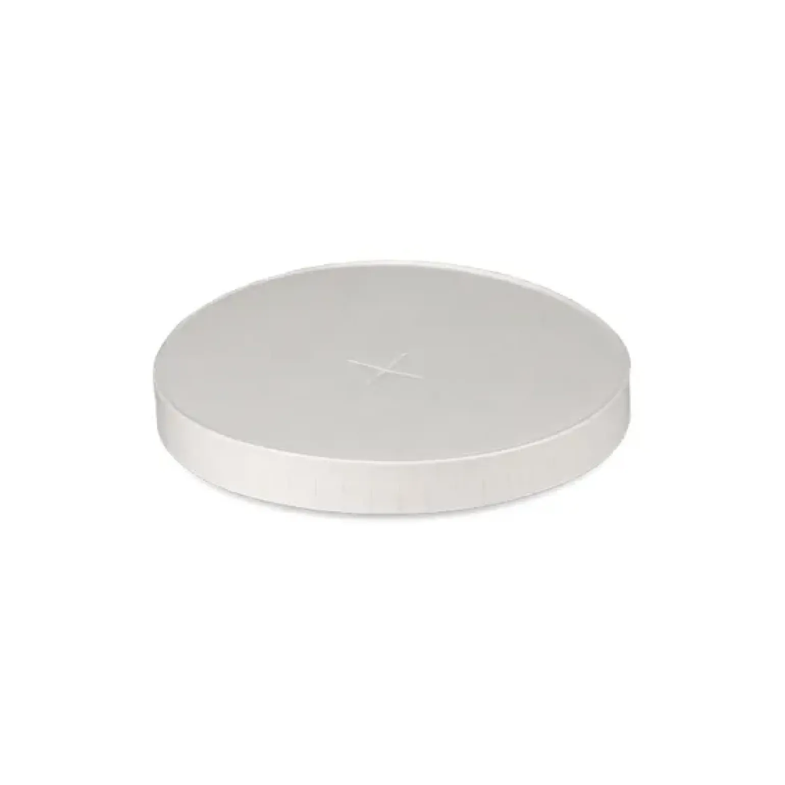 Deksel milkshakebeker plat met kruis 90 mm karton (50 stuks)
