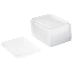 Deksel voor Kilobak PP Transparant 195x140mm (50 stuks)