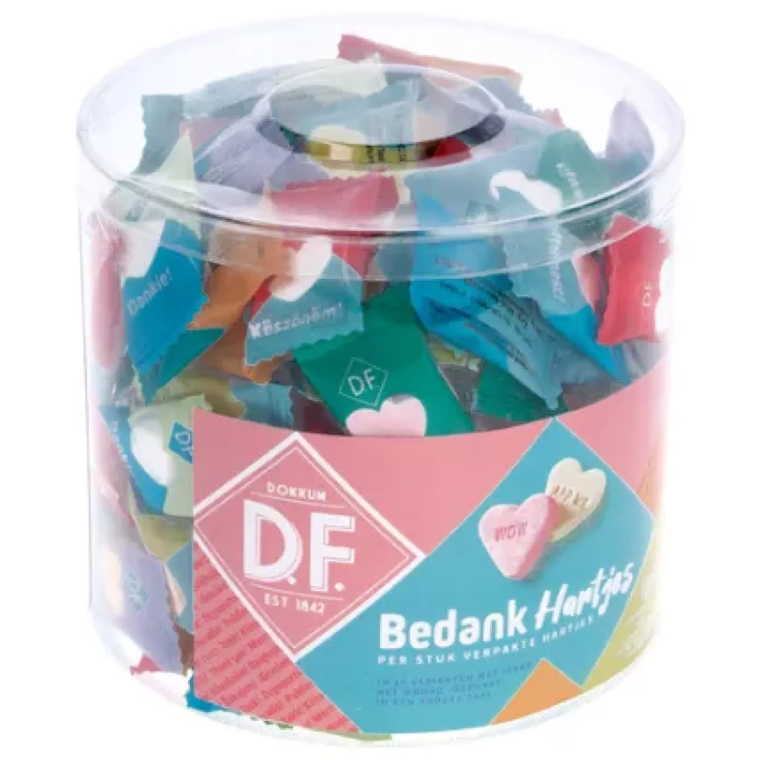 D.F. Bedankt Hartjes (200 stuks)