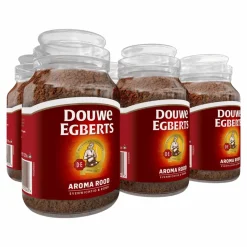 Douwe Egberts Moccona Oploskoffie Aroma Rood (6x200gr)