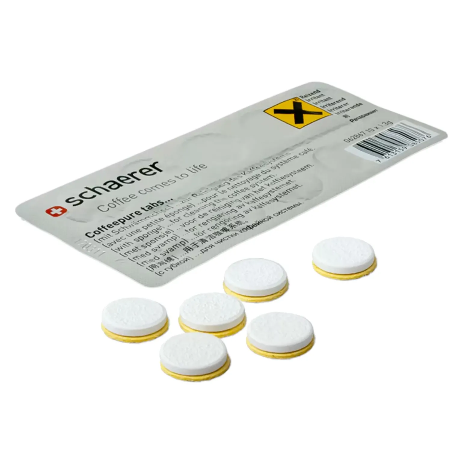 Douwe Egberts Schoonmaaktablet Shaerer Incl Spons (10 stuks)