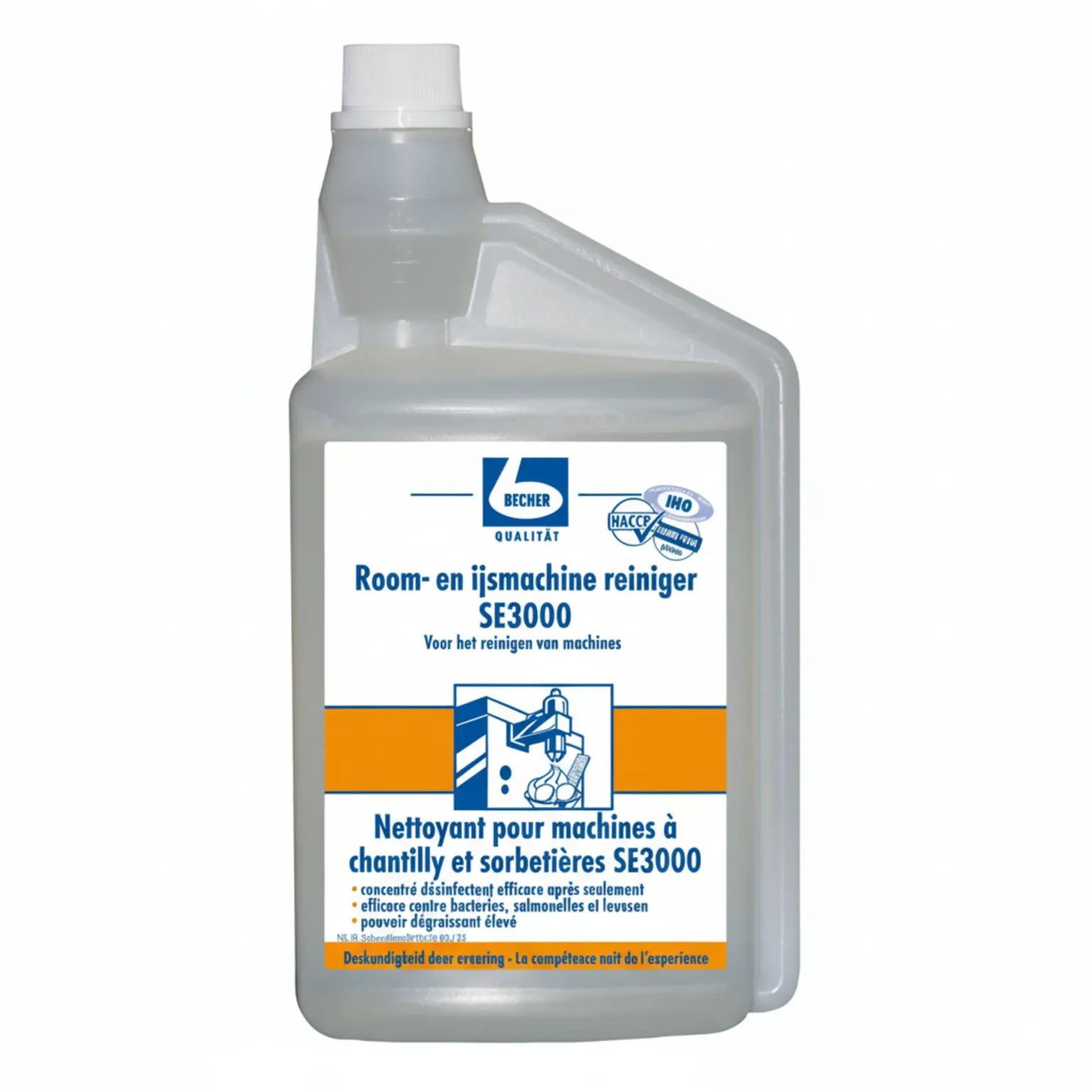 Dr. Becher Slagroom- en IJsmachine Reiniger (1 liter)