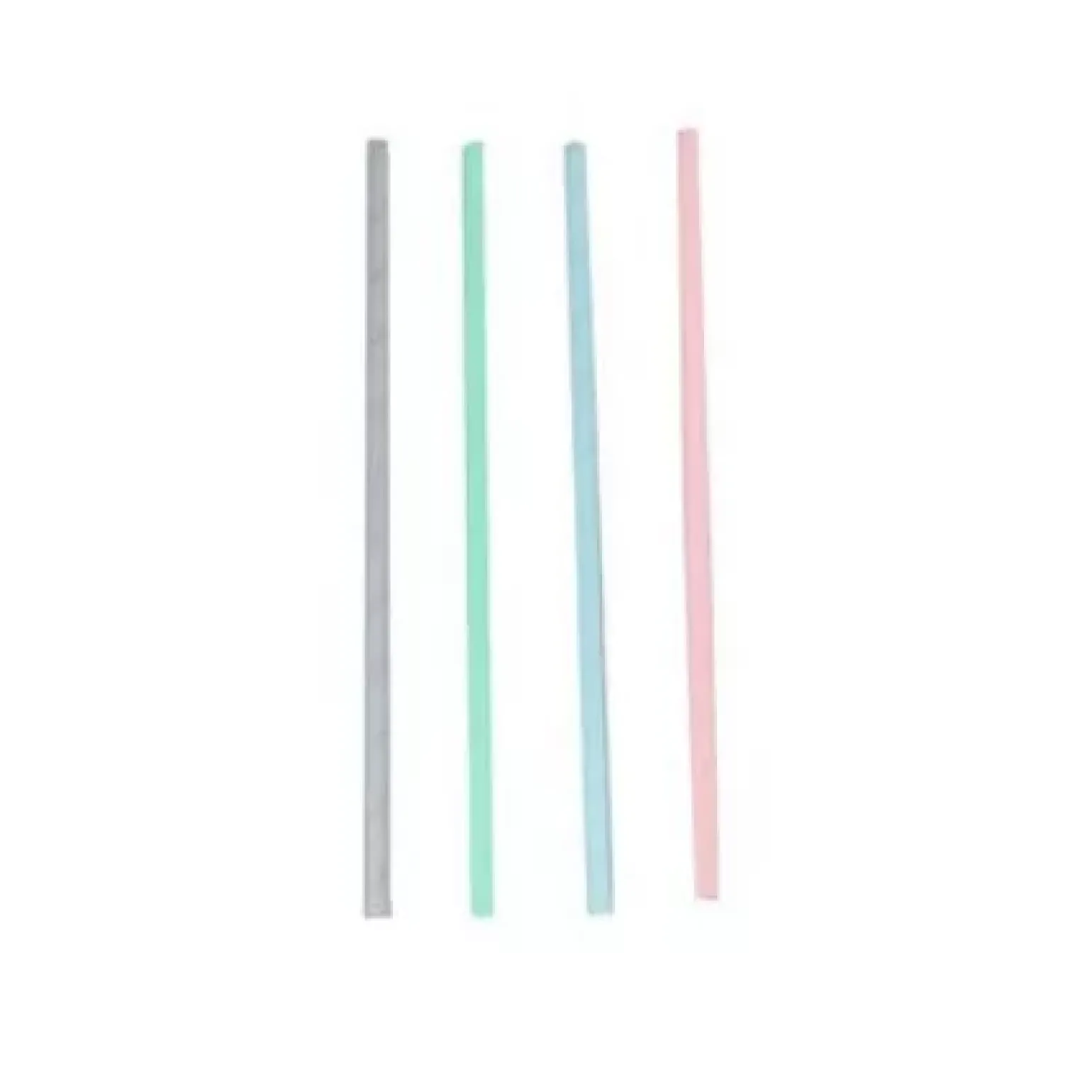 Drinkrietje papier pastel FSC 20cm x 6mm (500 stuks)