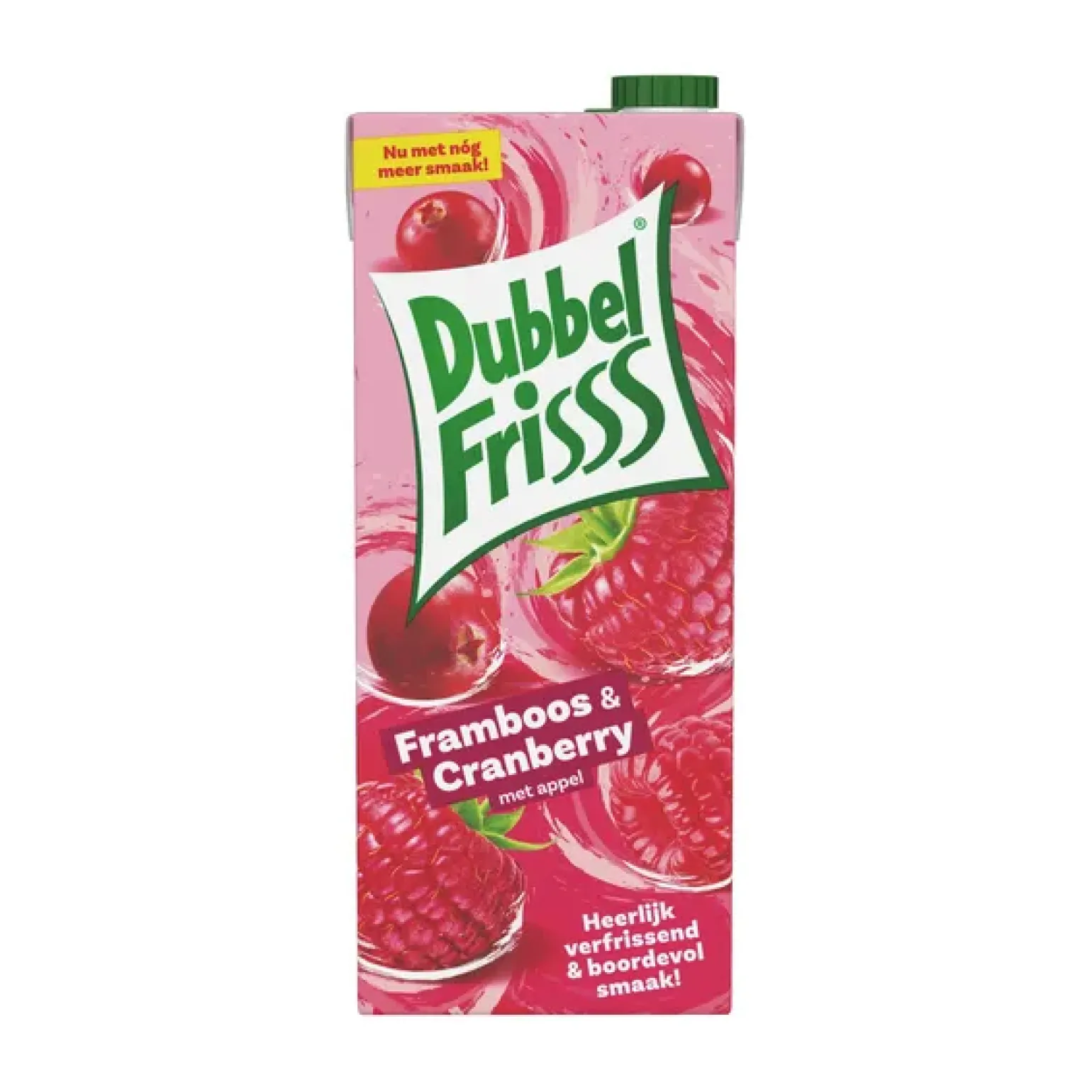 Dubbelfrisss Framboos & Cranberry Pak (8x 1,5 liter)