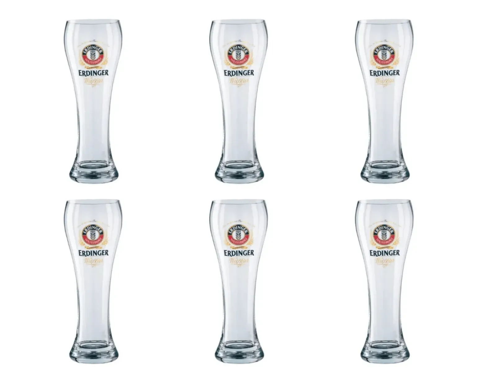 Erdinger Glas (6x 50cl)