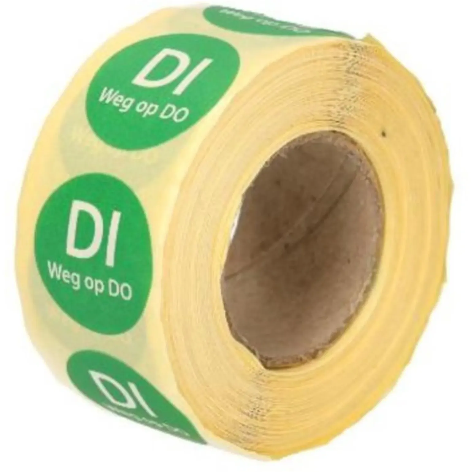 Etiket ‘Dinsdag Weg Op Donderdag’ (500 stuks)