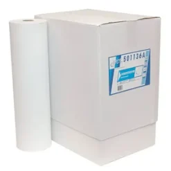 Euro onderzoektafelpapier wit geperforeerd 50 cm breed (5x 150m)