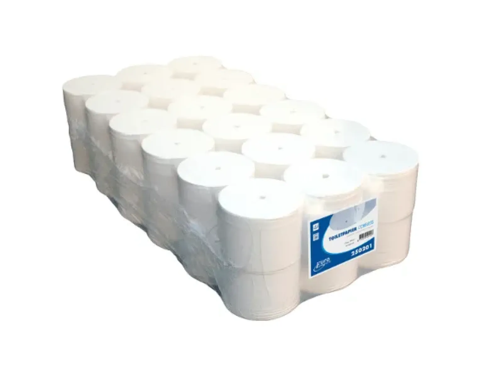 Euro toiletpapier coreless cellulose 2 laags 900 vel (36 rollen)