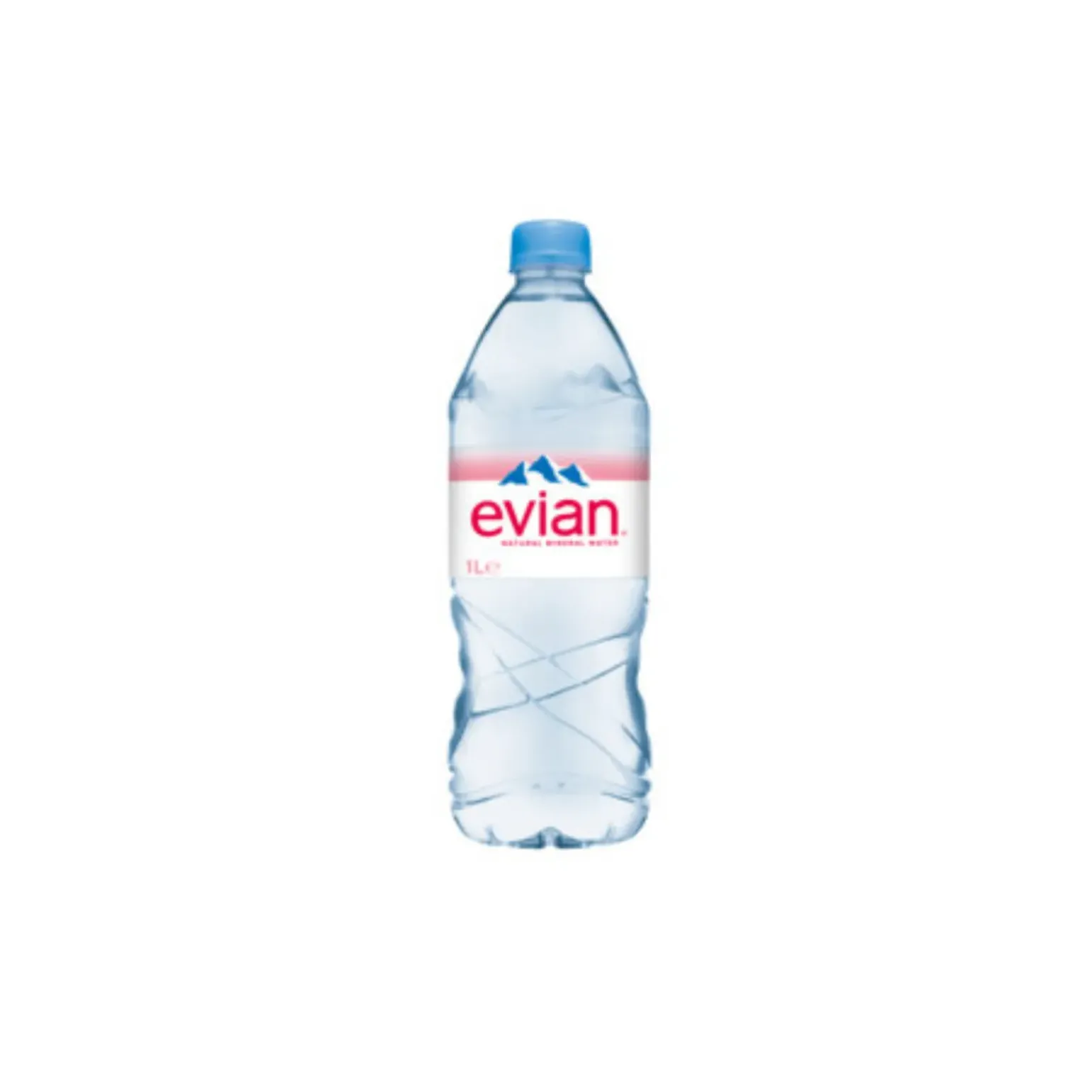 Evian 100% RPET (6×1 Liter)