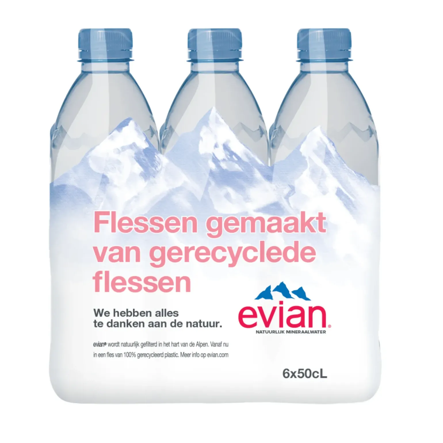 Evian Mineraalwater PET (24x 50cl)