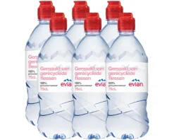Evian Mineraalwater Pet (6x 75cl)