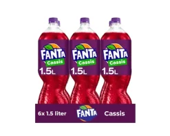 Fanta Cassis Pet Fles (6x 1,5 liter)