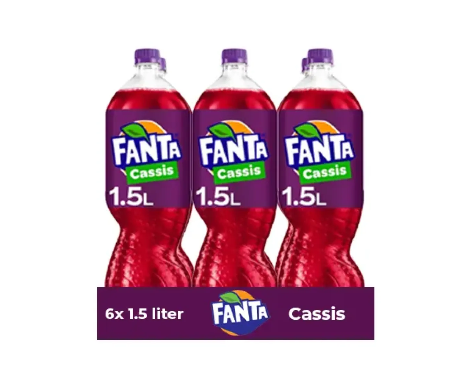 Fanta Cassis Pet Fles (6x 1,5 liter)