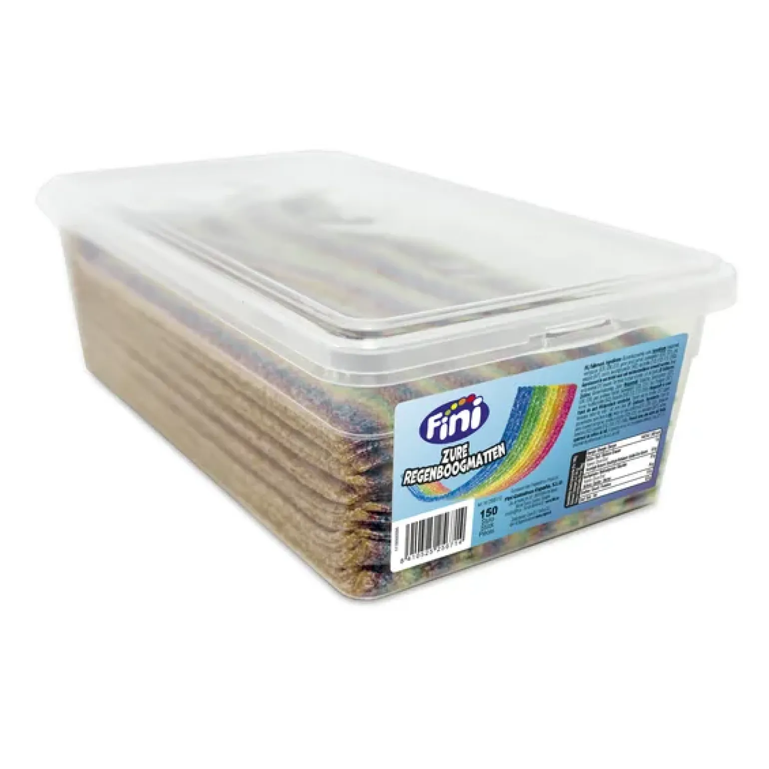 Fini Zure Regenboogmatten (150 stuks)