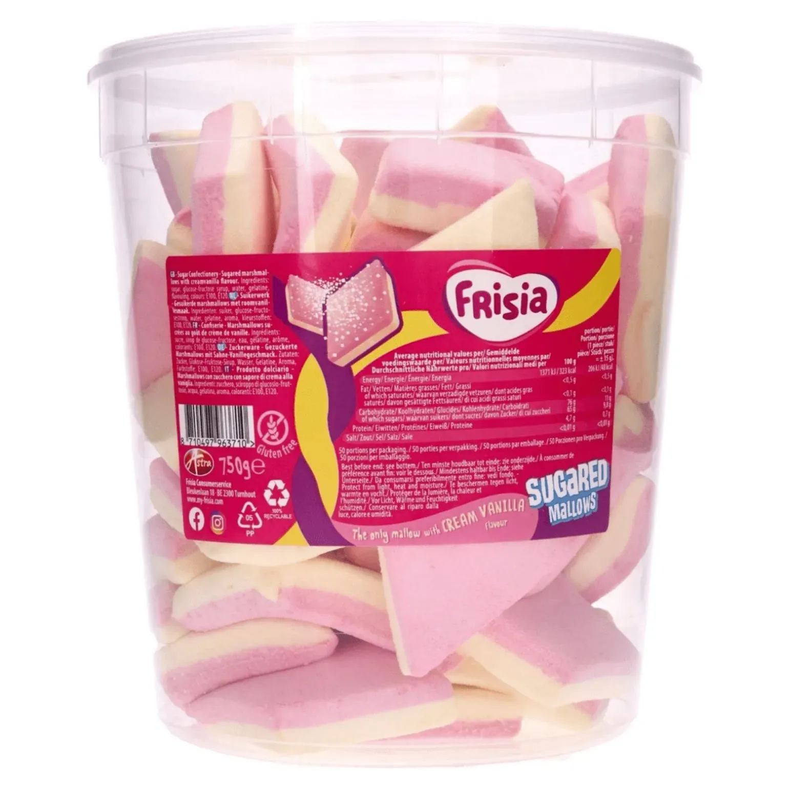 Frisia Ruitspek Gesuikerd (50 stuks)